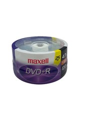 Maxell 25 Pack DVD R 16X Disc Blank Media 4.7GB / 120Min NEW