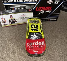 Ryan Blaney Signed 2025 1:24 Scale Cardell Nashville Race Win Diecast Auto COA