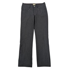 Royal Robbins Pants Womens 8 Gray Straight Zip Pockets Hiking Gorpcore Outdoor