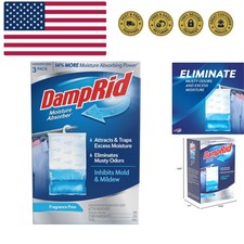 Fragrance Free Hanging Moisture Absorber, 16 oz., 3 Pack - Eliminates Musty O...