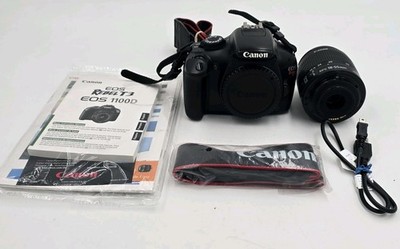 Canon EOS Rebel T3, Digital SLR Camera - Black (18-55mm Lens) Needs New Battery