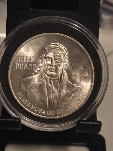 Photo of a 1979 Mexico 100 Pesos Silver from an eBay sale