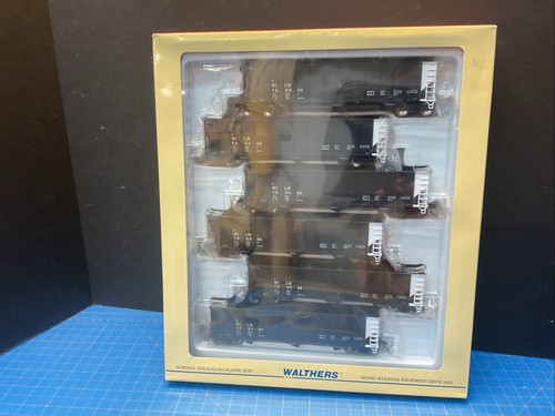 HO WALTHERS 932-6140 BETHLEHEM 3 BAHÍAS 100 TONELADAS TOLVA DE CARBÓN 6PK MILWAUKEE ROAD | Condition: Used