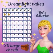 Dreamlight Valley Resources 💕 20 cofres grandes