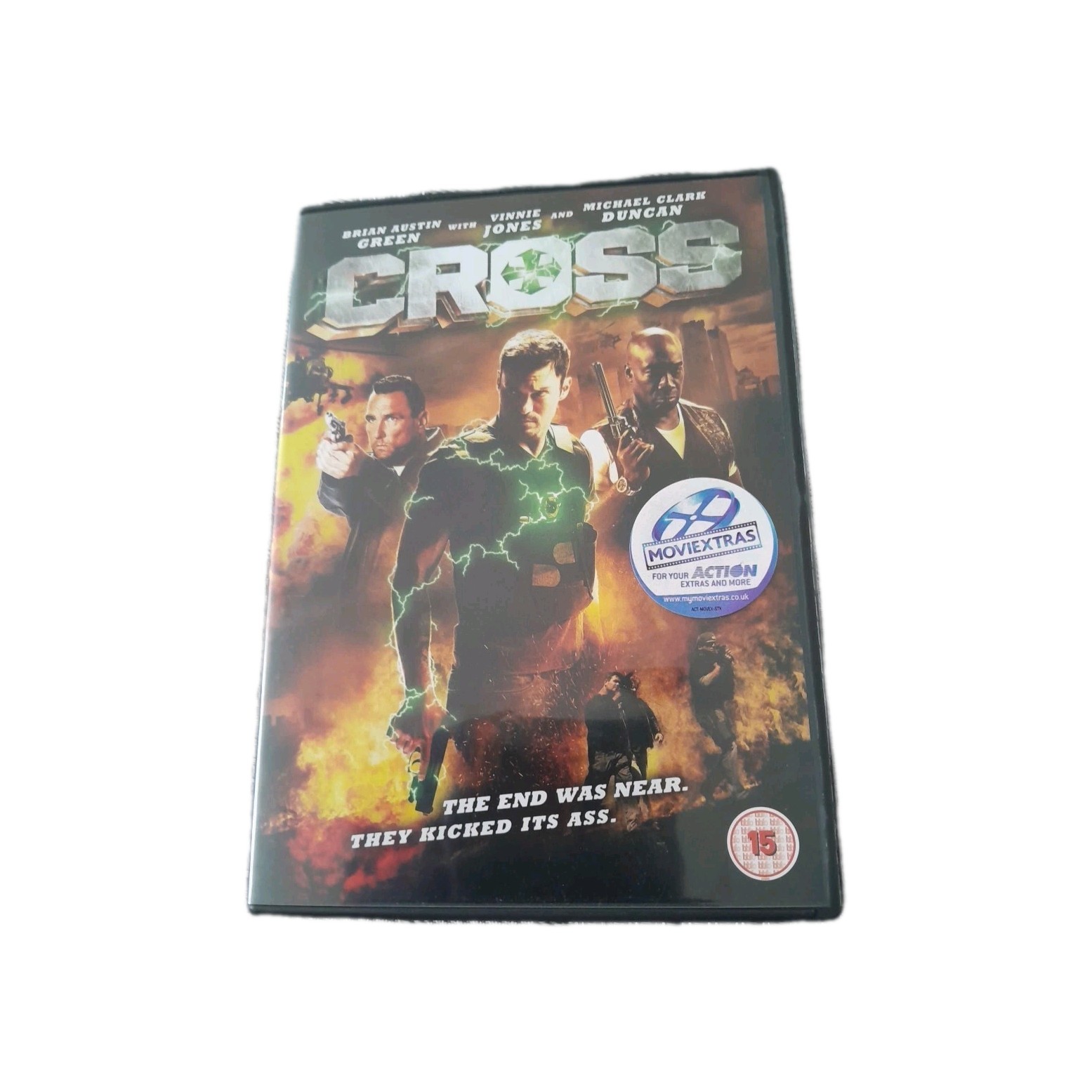 Cross (DVD, 2011) Disc & Cover, No Case. Brian Austin Green, Vinnie Jones.