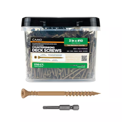 #ad #ad #10 X 3 In. Tan ACQ Rated Star Drive Flat Head Wood Deck Screw 1750 Piece $154.99