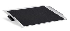 Rampa portatile per Sedie a Rotelle pedana in Alluminio Lunghezza fissa 61 cm Pe