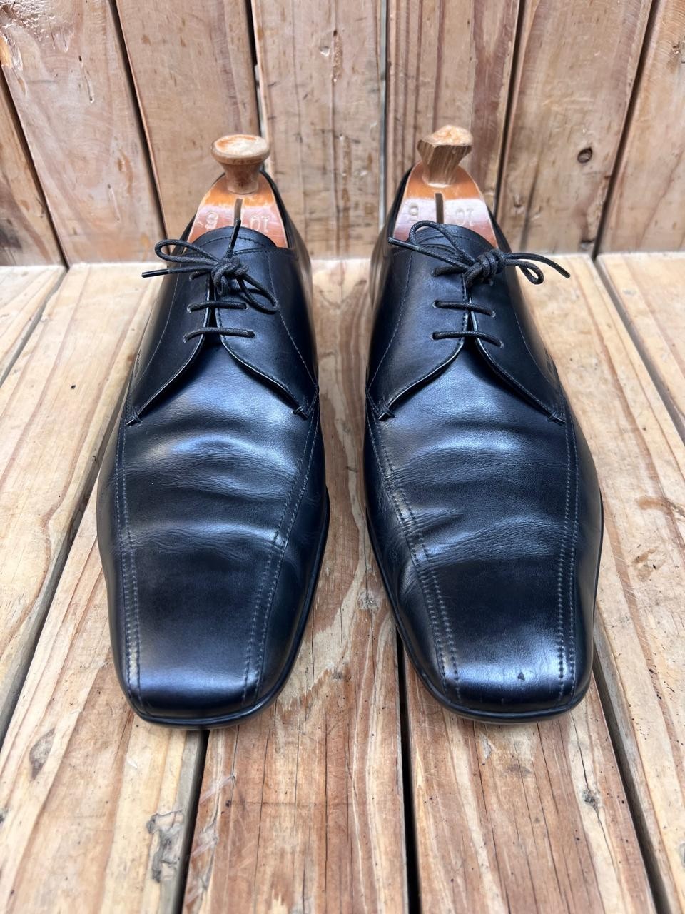 Prada black men's Lace up casual leather dress shoes size uk 9 E us 10 thumbnail 7