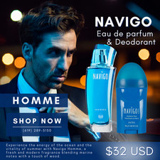 Navigo Homme Eau de Toilette and Deodorant Stick Jafra - New
