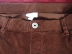 J. JILL L Petite Rich Chocolate Brown Velvet Corduroy Straight Leg Pants Slacks — photo 3