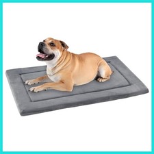 Dog Bed Mat for Crate 1.1in Slim Cooling Pad Reversible Flannel  Waterproof ...