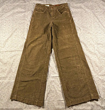 Pilcro byUO Brown Wide Leg Corduroy Pants Womens Size 27 Boho Retro