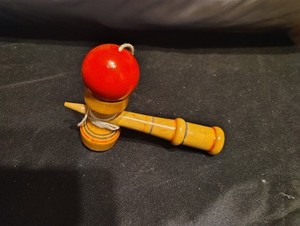 Vintage Japanese Traditional Kendama Toy 1970