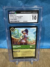 Daisy Duck Pirate Captain 81/204 Lorcana Azurite Sea Cgc Graded 10