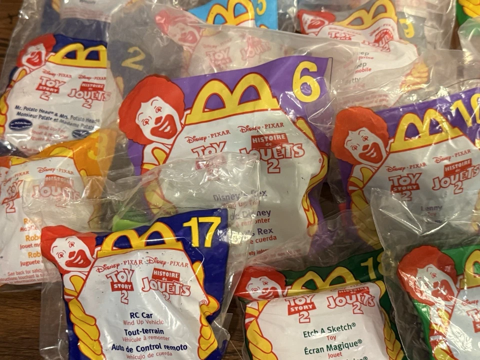 McDonald's 1999 Toy Story 2 Happy Meal Juego Coleccionable con Tarjeta de Referencia de Juguete Foto 4 de 4