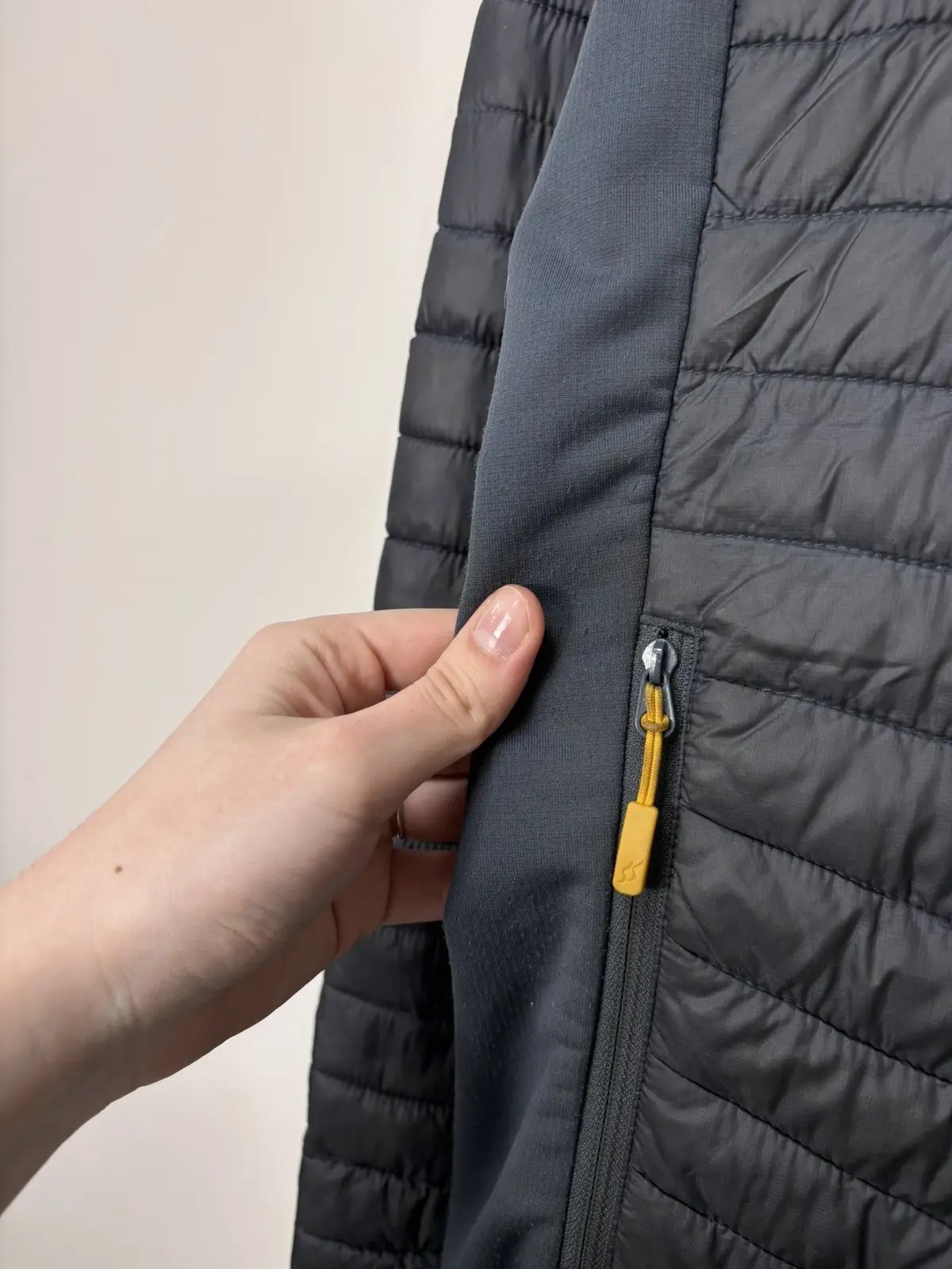 Rab Cirrus Flex Hoody Puffer Jacket Men’s Grey Lightweight Insulated Hiking S image 9