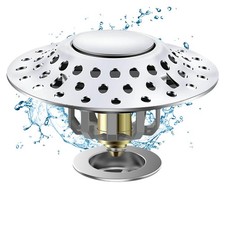 Tub Stopper Bathtub Drain Hair Catcher, 2 in 1 Bathtub Drain Stopper, Bathtub St
