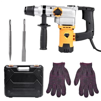 2000W SDS-Plus Bohrhammer und Meißelhammer, Schlaghammer, Koffer und Zubehör