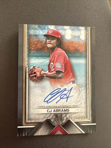 C.J. Abrams /299 (AU) 2023 Topps Museum Collection - Archival Autographs #AA-CA