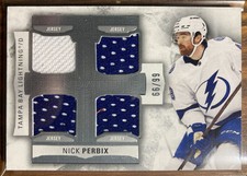 2022-23 The Cup Foundations Quad Jersey #F-NP Nick Perbix RC 66/99