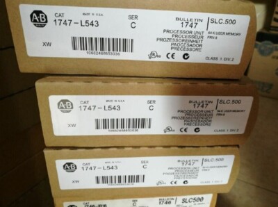 NEW Unopened Allen-Bradley 1747-L543 SLC 500 5/04 CPU Processor Unit 1747L543