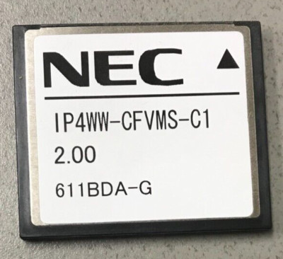 NEC Compact Flash for VRS and InMail 15hr IP4WW-CFVMS-C1 1100112