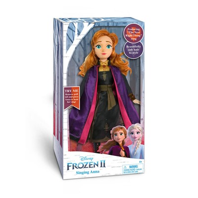 disney frozen singing anna plush