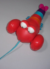B. toys by Battat Pull Along Lobster Toy   Push or Pull   Waggle-A-Longs 