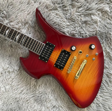 Guitarra eléctrica BC Mockingbird CS tapa de arce flameado pastillas H-H herrajes dorados