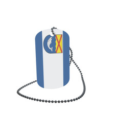 Dog Tag Flag Bunting Kalletal Dog Tag Aluminium 30 x 50mm