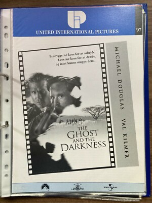 The Ghost and the Darkness Michael Douglas 1996 Danish Movie Press Release