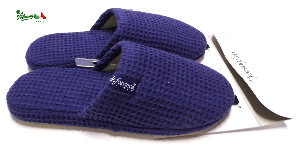 de fonseca ciabatte pantofole cotone da donna mod. ROMA TOP W520 FUXIA