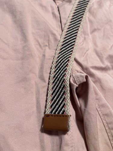 Zara Boys Pink/mauve Shorts Navy Braided Belt. Size 8 9. EUC. So Cute - Picture 2 of 6