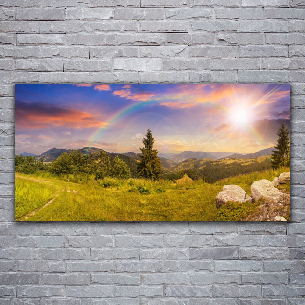 Photo sur toile de montagne 120x60 cm au rendu artistique et finitions premium
