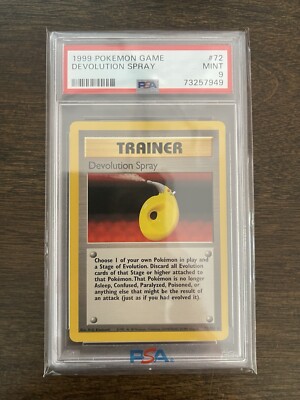 Devolution Spray Base Set 72/102 PSA 9