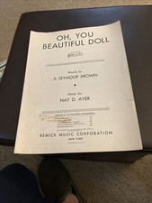 Oh You Beautiful Doll - A. Seymour Brown  Nat D. Ayer - Sheet Music 1911