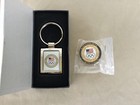 US Olympics Sixth Circle Key Chain & US Olympics London 2012 Pin Badge Medallion — photo 1
