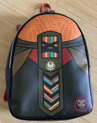 Funky Marvel Black Panther Legacy Wakanda Mini Backpack Loungefly Black Panther Wakanda Forever Backpack – Norman main image 3