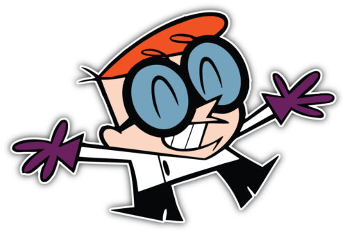 Dexter Character Dexters Laboratory Cartoon Sticker Bumper Decal -  ''SIZES'' | eBay