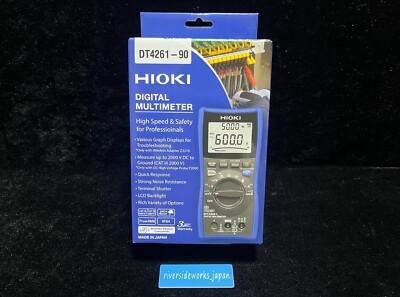 Hioki DT4261-90 TRMS Digital Multimeter, 1000V AC/DC, Wireless Adapter New