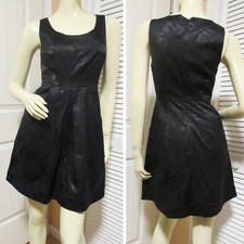 New Love 21 Forever 21 Womens Little Black Dress Size S Satin Sleeveless Sheath
