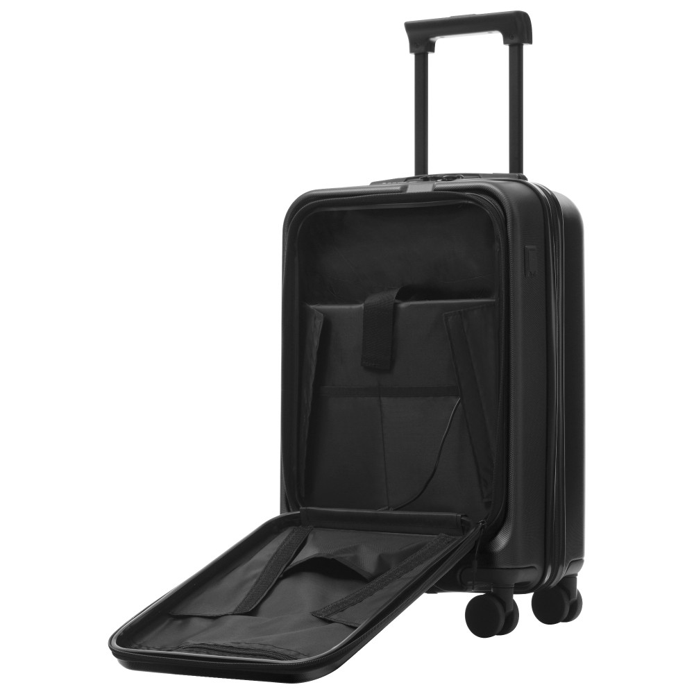 Luggage Sets 5Piece with Front Opening,Hardside Expandable Carry On Suitcase Set