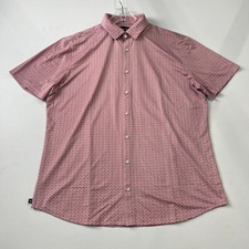 MIZZEN MAIN Halyard Short Sleeve No Tuck Dress Shirt Men's Size XL
