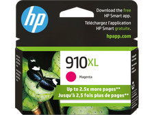 HP 910XL High Yield Magenta Original Ink Cartridge, 700 pages, 3YL63AN 140