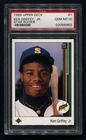 TT 1989 UPPER DECK KEN GRIFFEY, JR. STAR ROOKIE MARINERS CARD # 1 PSA GEM MT 10
