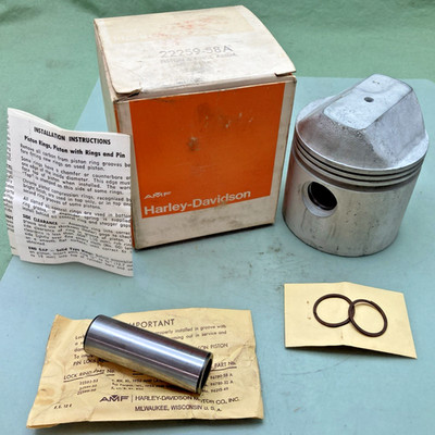NEW GENUINE HARLEY DAVIDSON 22259-58A PISTON AND PIN INCOMPLETE KIT