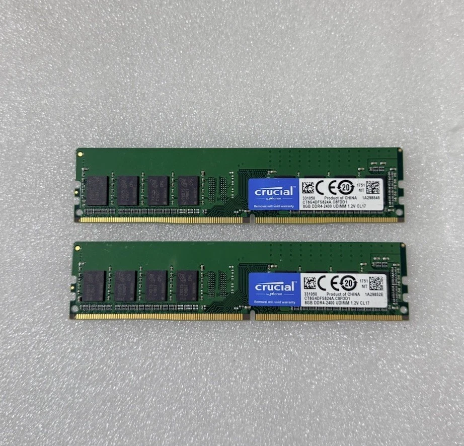 Micron Computer PC4-19200 (DDR4-2400) Bus Speed Memory (RAM) for