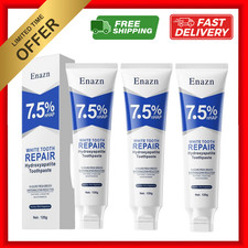 3 Pack  Nano Hydroxyapatite Toothpaste  7.5 Enamel Repair  Fluoride-Free 4oz