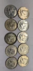 KENNEDY 40% SILVER HALF DOLLAR COINS