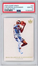 2020-21 Panini Court Kings - Blank Slate Shai Gilgeous-Alexander #21 SSP PSA 10